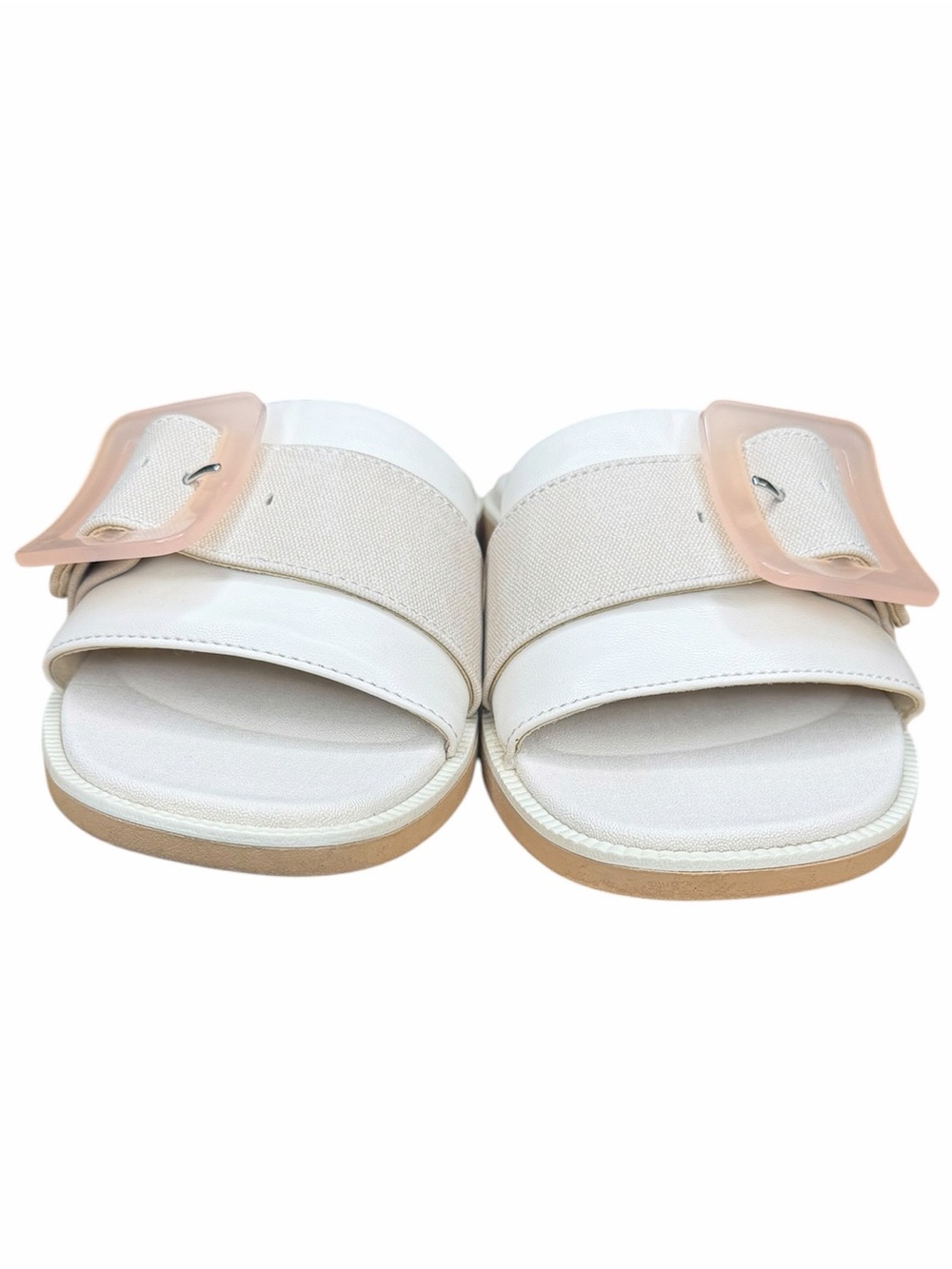 Reef Lana Buckle Slide Sandals White Natural Comfort Women’s 9 - Picture 4 of 12